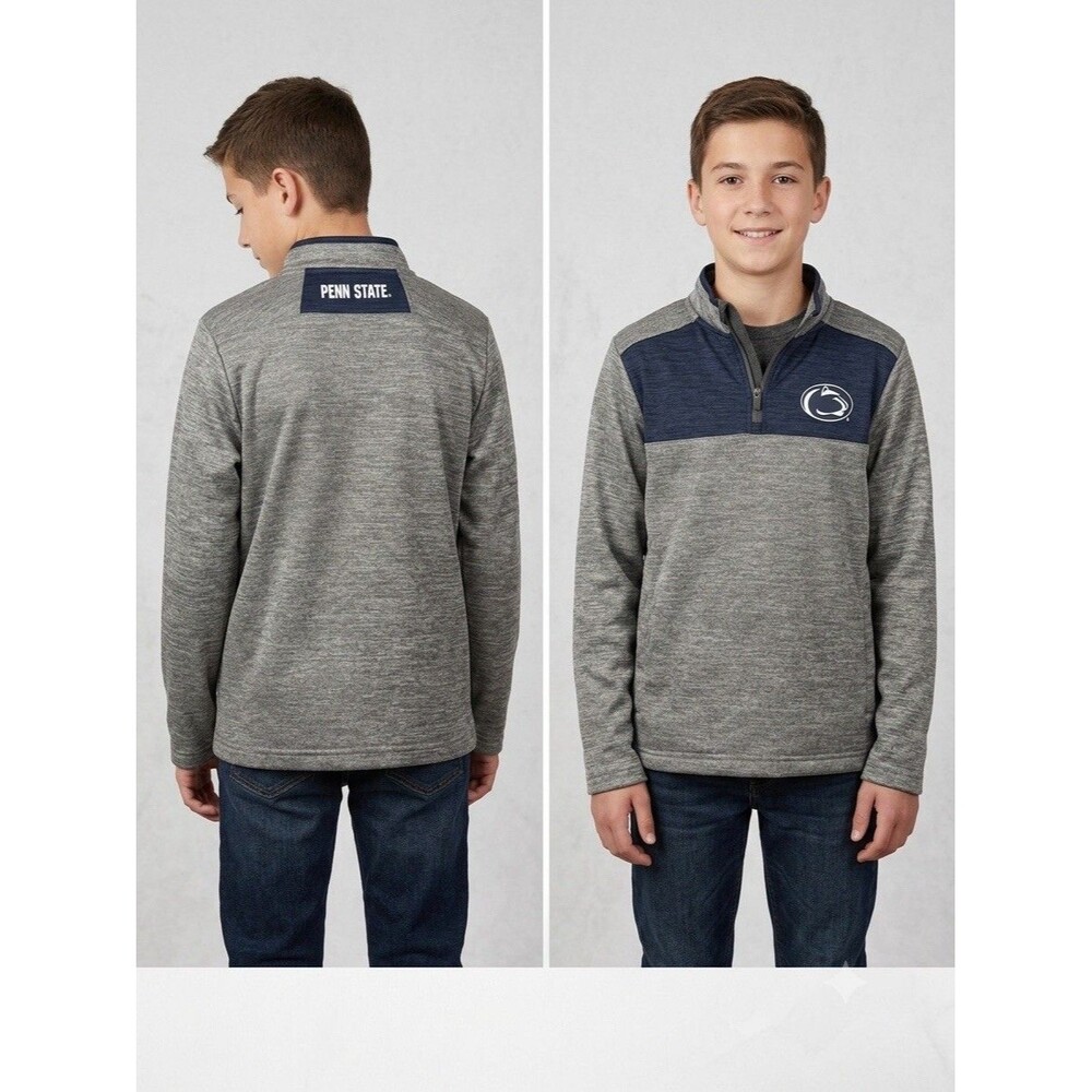 Colosseum Penn State Nittany Lions Youth M 12-14 1/4 Zip Pullover Sweatshirt